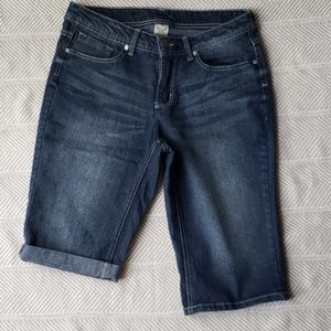 Denim Bermuda shorts